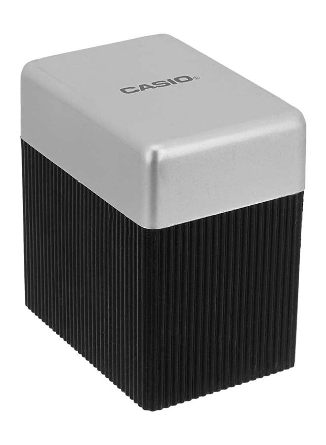 كاسيو ساعة يد بعقارب وسوار من الجلد طراز MTP-V002GL-7B - مقاس 37 مم - لون أسود للرجال - Image 4