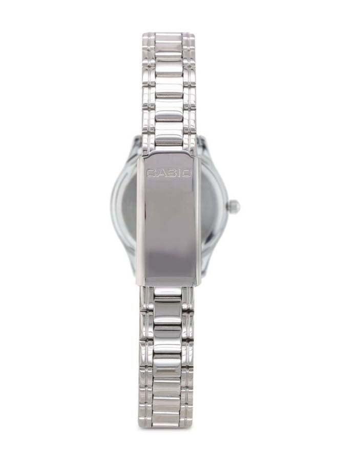 كاسيو ساعة يد بعقارب وسوار من الإستانلس ستيل طراز MTP-1275D-1A2DF - 35 مم - فضي للرجال - Image 2