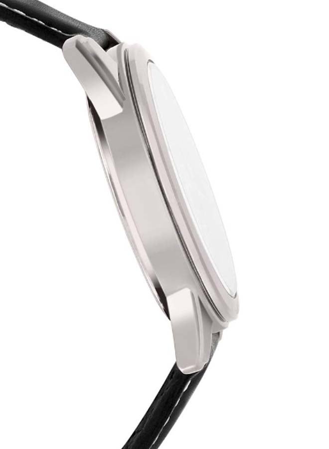 كاسيو ساعة يد بعقارب مقاومة للماء طراز MTP-1314L-8AV - 45 مم - أسود للرجال - Image 4