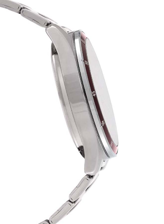 كاسيو ساعة يد كرونوغراف بسوار معدني طراز MTP-1374D-5A - قياس 44 مم - لون فضي للرجال - Image 4