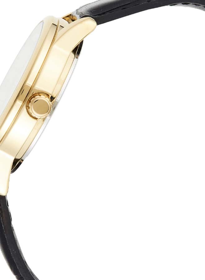 كاسيو ساعة يد بعقارب وسوار من الجلد - طراز MTPV002GL-7B2 للرجال - Image 3