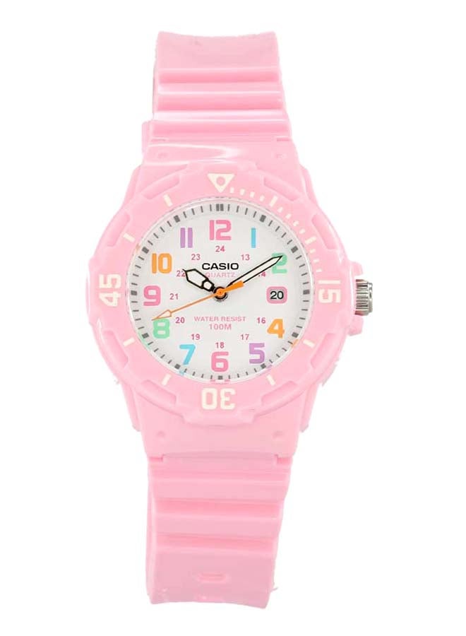 CASIO - Girls' Resin Analog Watch LRW-200H-4B2 - 34 mm - Pink - Image 1