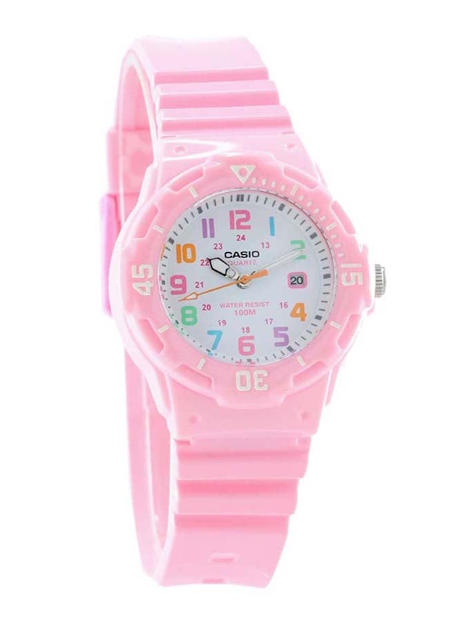 CASIO - Girls' Resin Analog Watch LRW-200H-4B2 - 34 mm - Pink - Image 1