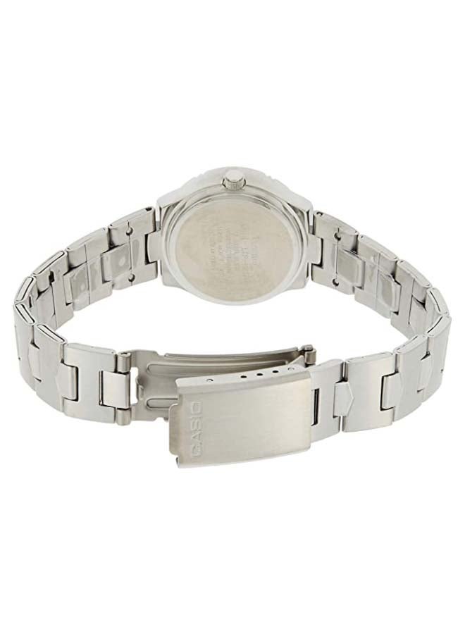 CASIO Women's Stainless Steel Analog Wrist Watch LTP-1241D-4A2DF - 25 mm - Silver - Image 3