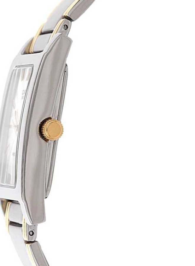 كاسيو ساعة يد إنتايسر كوارتز بعقارب طراز BEM-100SG-7AVDF - 28 مم - فضي/ذهبي للرجال - Image 3