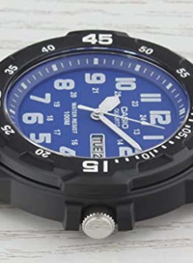 CASIO Men's Resin Analog Wrist Watch MRW-200H-2B2VDF - 48 mm - Black - Image 4