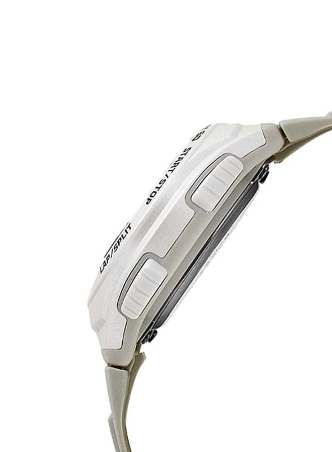 كاسيو ساعة يد رقمية بسوار من الراتينج طراز W-734-7AVDF للرجال - Image 3