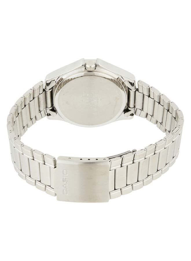 CASIO Men's Stainless Steel Quartz Analog Watch MTP-1183A-7BDF - 34 mm - Silver - Image 2