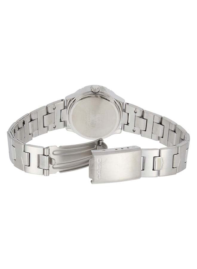 كاسيو ساعة يد بعقارب طراز LTP-1241D-7A2 - قياس 33 مم - لون فضي للنساء - Image 2