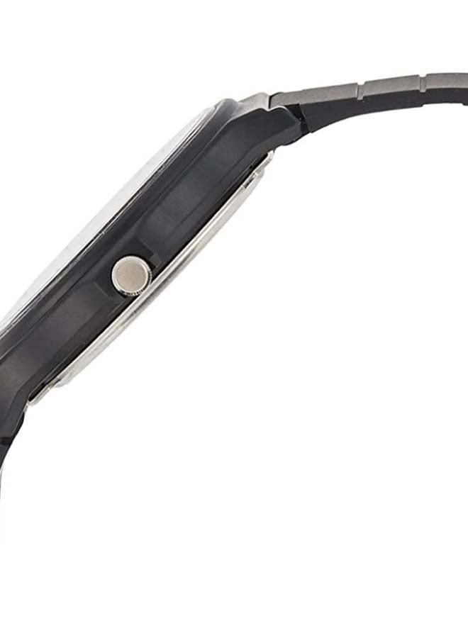 كاسيو ساعة يد بعقارب وسوار من المطاط طراز MQ24-1EL - 35 مم - أسود للرجال - Image 5