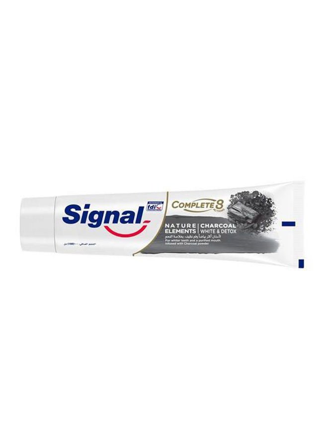 Signal - Complete 8 -Charcoal Toothpaste Multicolour 100ml - Image 1