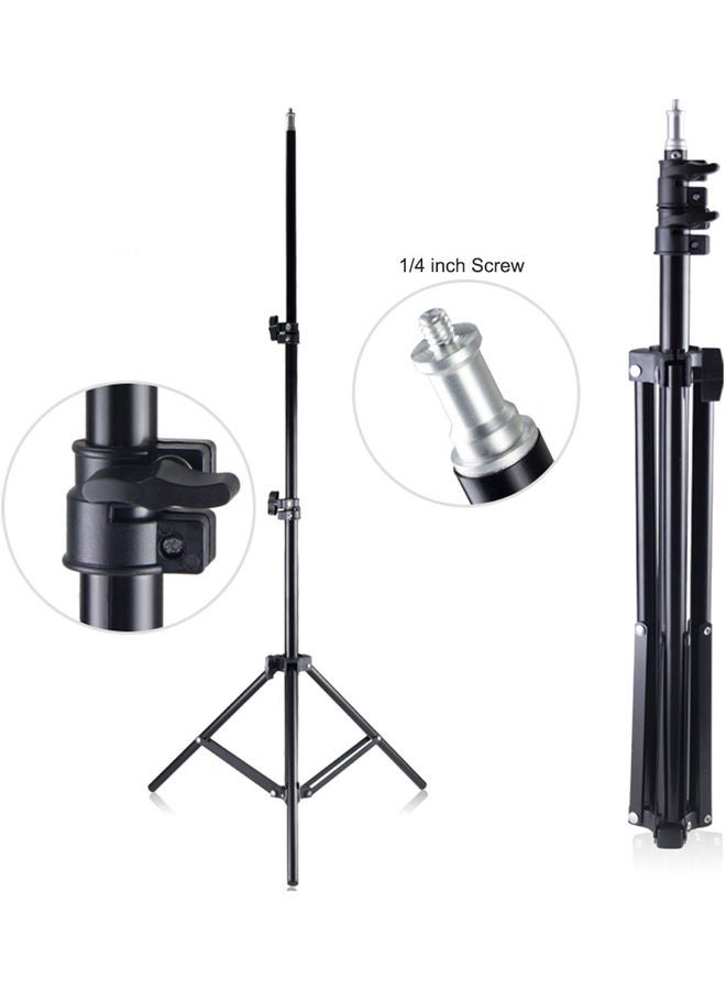 Adjustable Metal Tripod Stand Black - Image 2