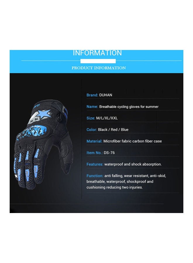 Generic 2-Piece Motorcycle Riding Gloves  - Image 4