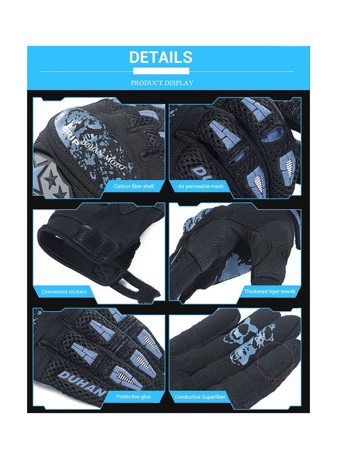 Generic 2-Piece Motorcycle Riding Gloves  - Image 2