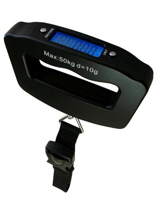 Digital Portable Luggage Scale Black - Image 2