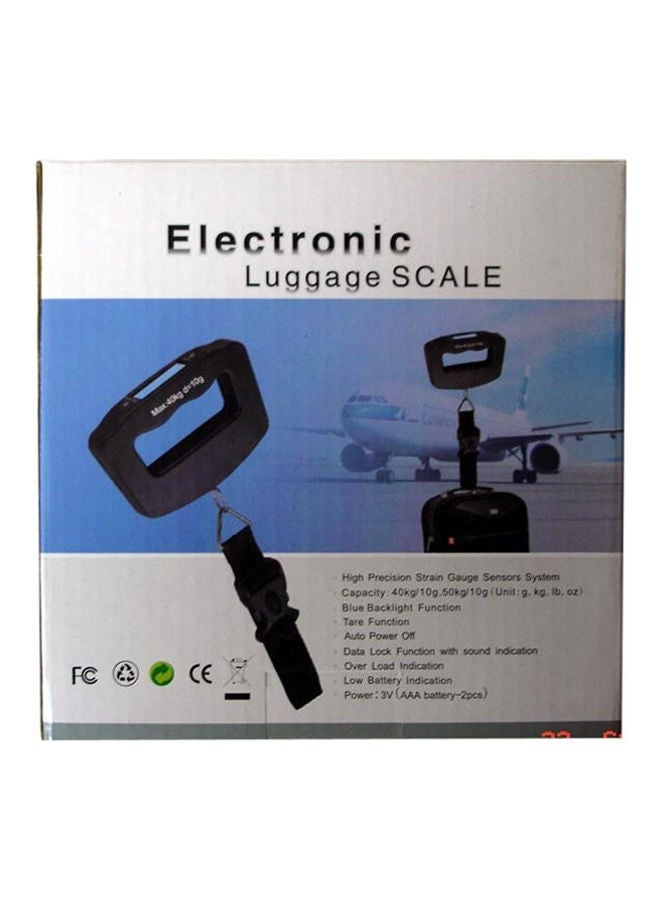 Digital Portable Luggage Scale Black - Image 3
