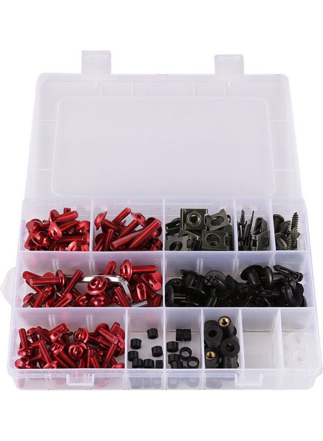 Generic 233-Piece Universal Motorcycle Sportbike Fairing Bolt Kit 