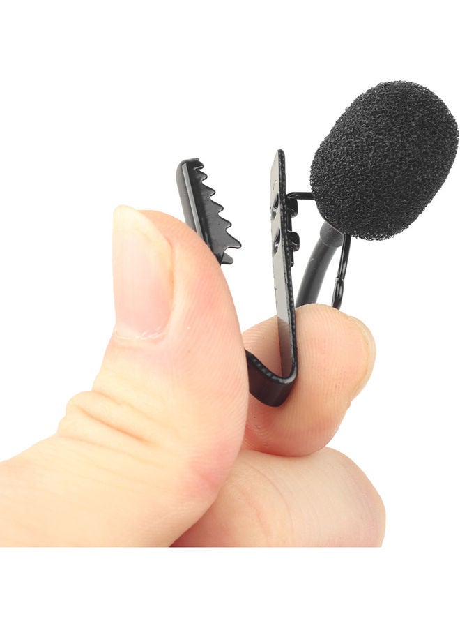 Lavalier Clip-On Microphone Black - Image 3