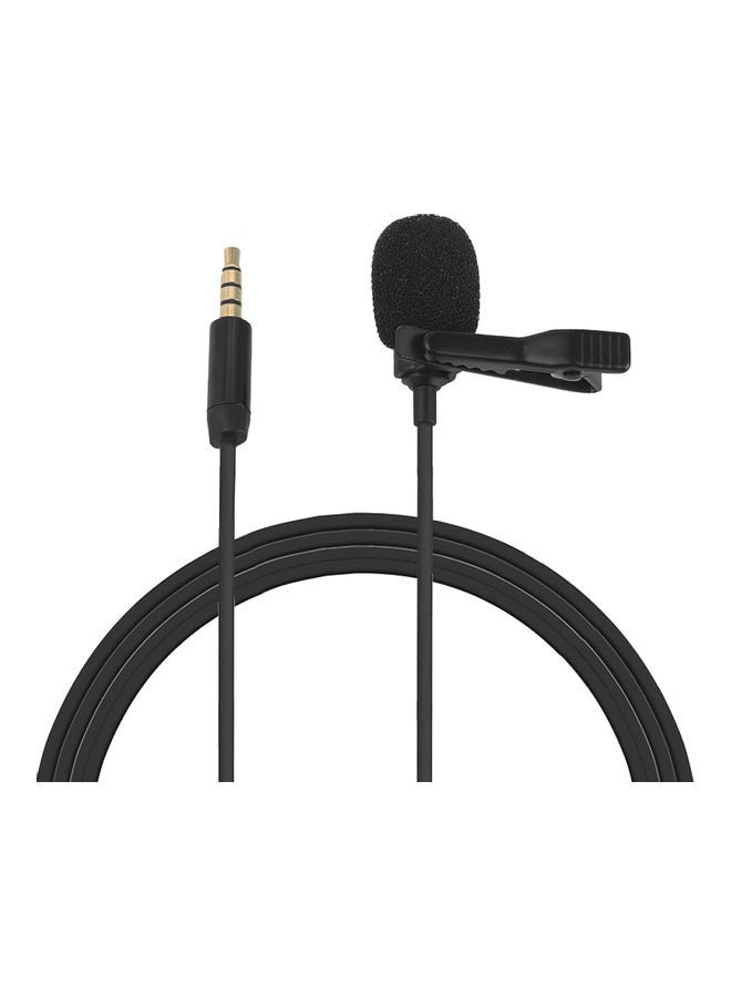 Lavalier Clip-On Microphone Black - Image 1