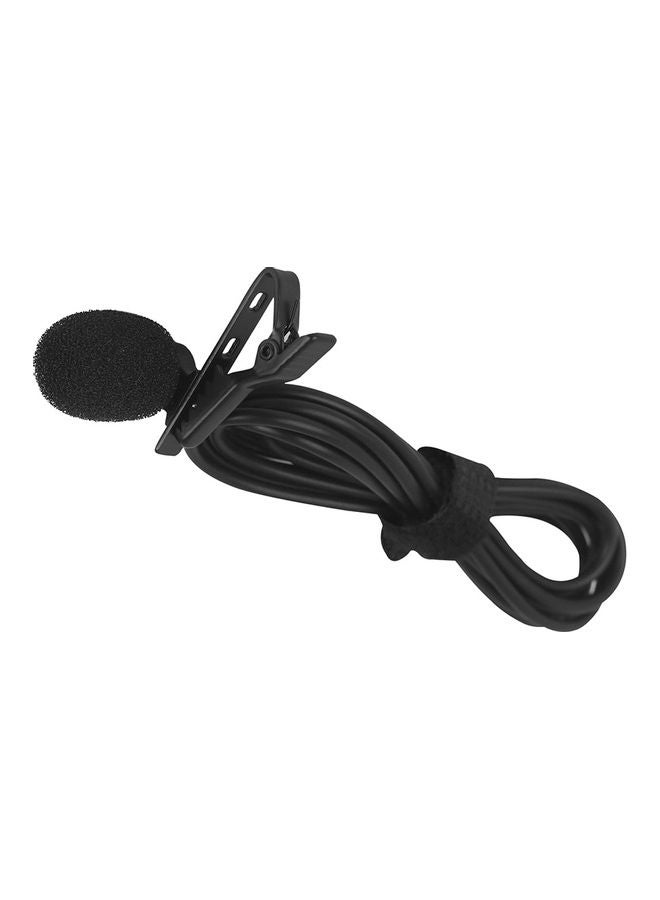 Lavalier Clip-On Microphone Black - Image 2