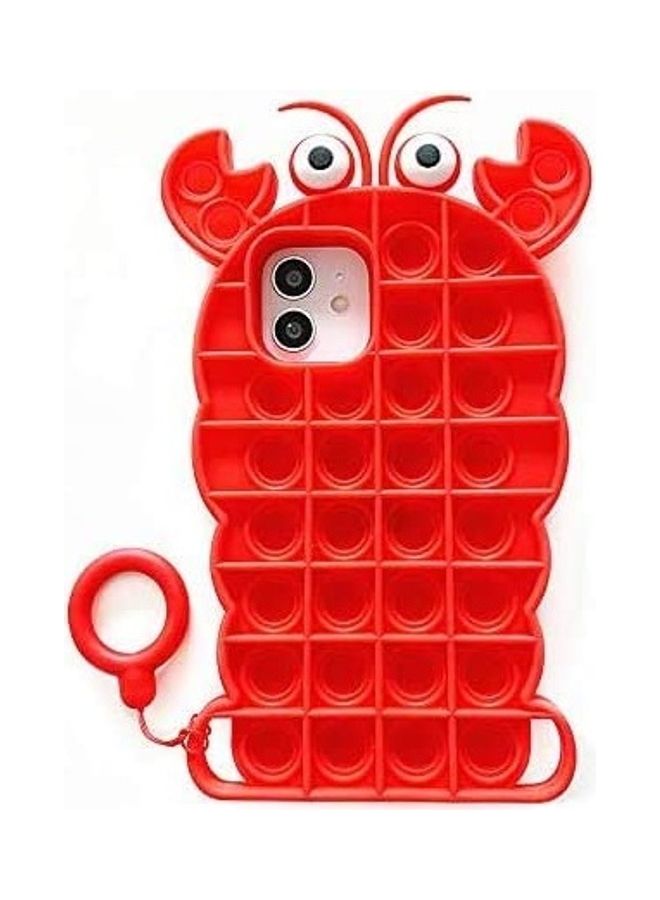 XiuWoo Push Bubble Protective Case For Apple iPhone 12/12 Pro Red