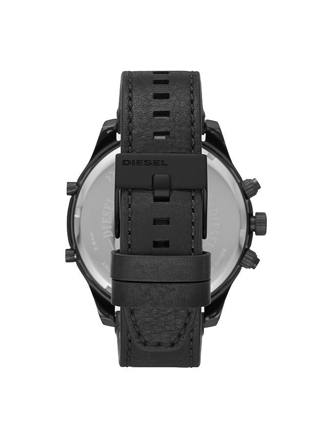 ديزل ساعة يد بعقارب وسوار من الجلد طراز DZ7428 للرجال - Image 2