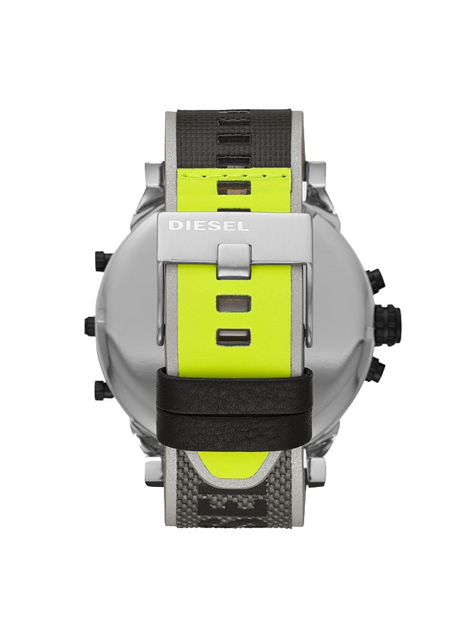 ديزل ساعة يد مستر دادي 2.0 كرونوغراف دائرية الشكل بسوار من النايلون مقاس 57 مم - بلونين - طراز DZ7429 للرجال - Image 2