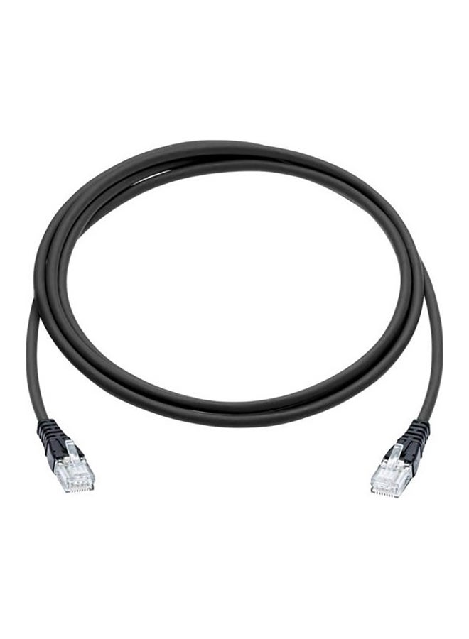 S-TEK - High Speed RJ45 cat6 Ethernet Patch Cable LAN Cable Compatible for PS4/PS3, Nintendo Switch, Raspberry Pi 4, Smart TV, Computer, Modem, Router Black - Image 1