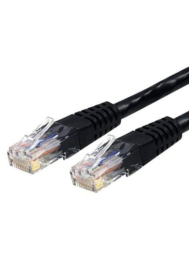 S-TEK - High Speed RJ45 cat6 Ethernet Patch Cable LAN Cable Compatible for PS4/PS3, Nintendo Switch, Raspberry Pi 4, Smart TV, Computer, Modem, Router Black - Image 1