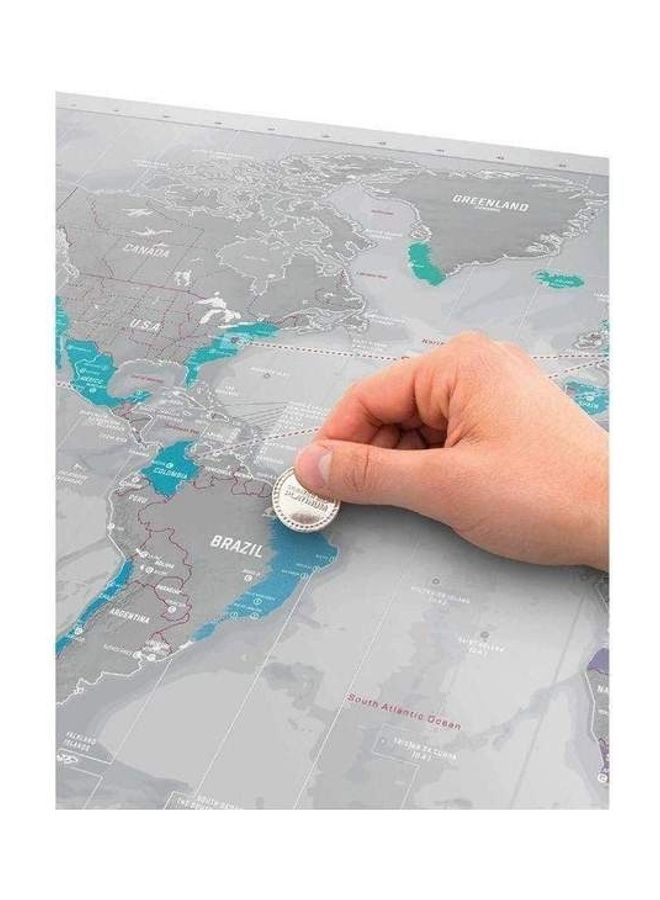 LUCKIES OF LONDON - Platinum Edition Scratch Map Multicolour - Image 1