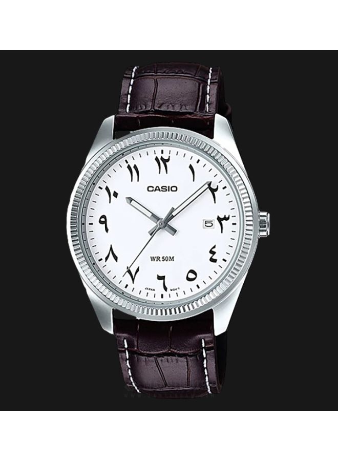 CASIO Women's Leather Analog Wrist Watch LTP-1302L-7B3VDF - 44 mm - Dark Brown - Image 5