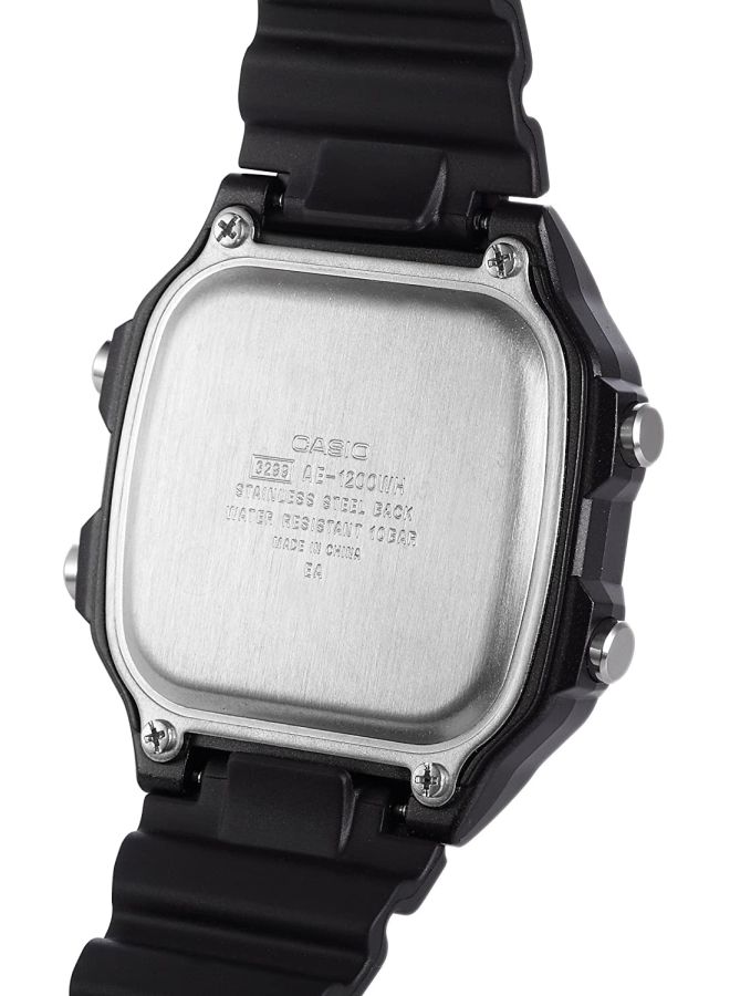 Men's Men's Resin Digital Watch AE-1200WH-1B - 42.1 mm