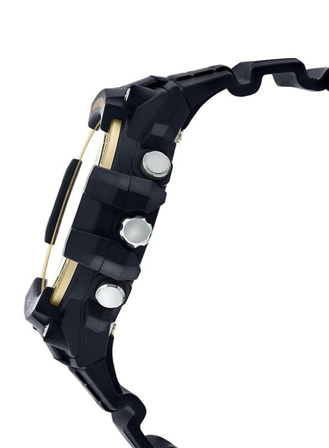 كاسيو ساعة يد كرونوغراف مقاومة للماء طراز MCW-100H-9A2 - قياس 49 مم - لون أسود للرجال - Image 3