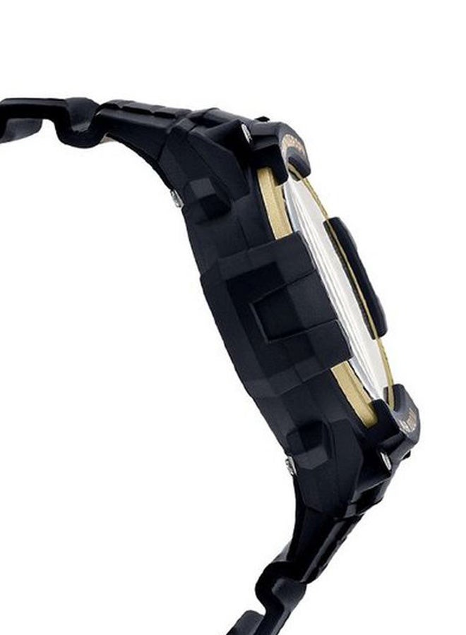 كاسيو ساعة يد كرونوغراف مقاومة للماء طراز MCW-100H-9A2 - قياس 49 مم - لون أسود للرجال - Image 4