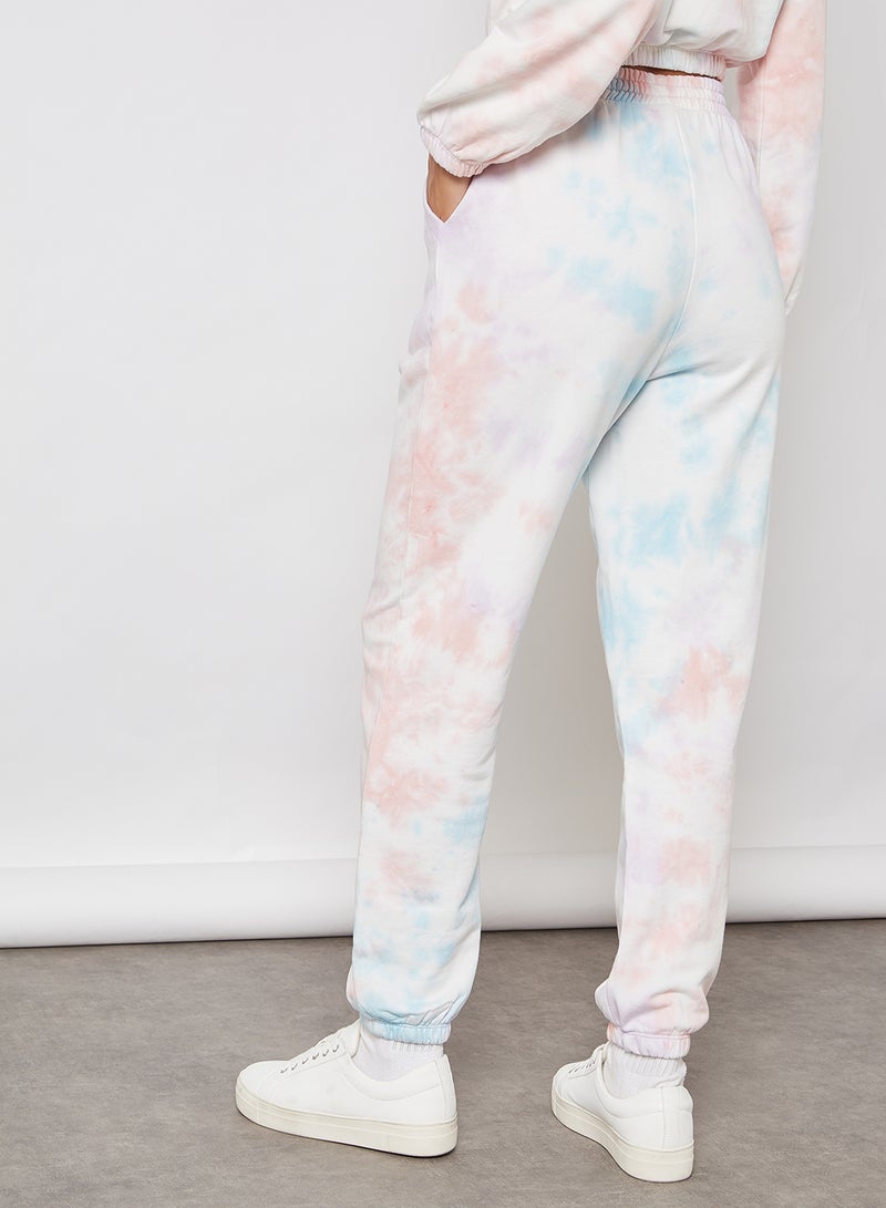 اونلي بنطال رياضي خفيف للركض تاي داي زهرة الأوركيد - Image 2