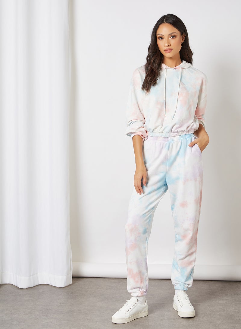 اونلي بنطال رياضي خفيف للركض تاي داي زهرة الأوركيد - Image 3