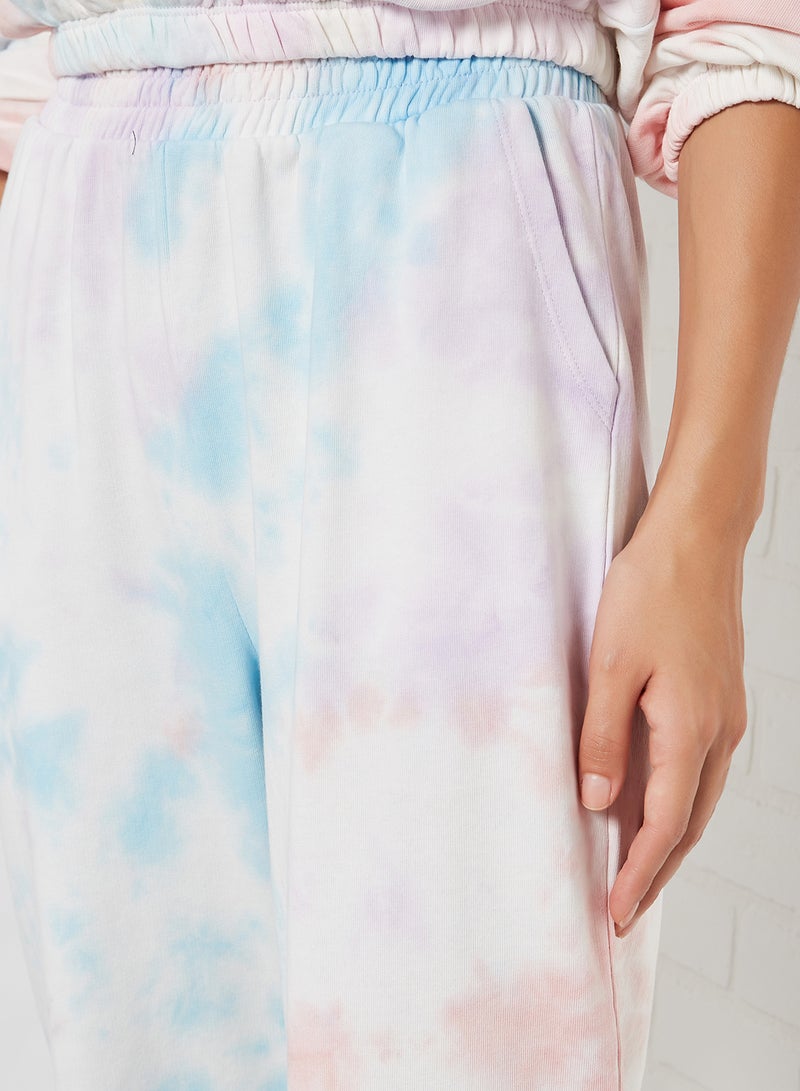 اونلي بنطال رياضي خفيف للركض تاي داي زهرة الأوركيد - Image 4