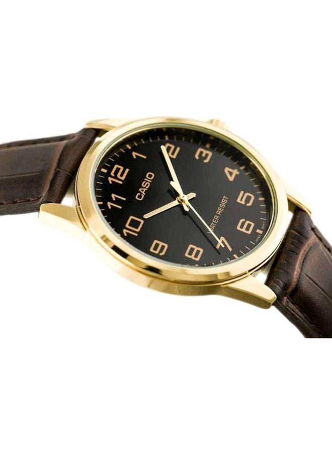 CASIO - Women's Dress Analog Watch LTP-V001GL-1B - 25 mm - Brown - Image 1