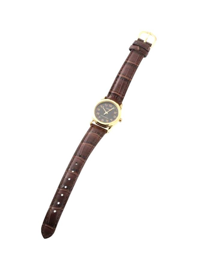 CASIO - Women's Dress Analog Watch LTP-V001GL-1B - 25 mm - Brown - Image 1