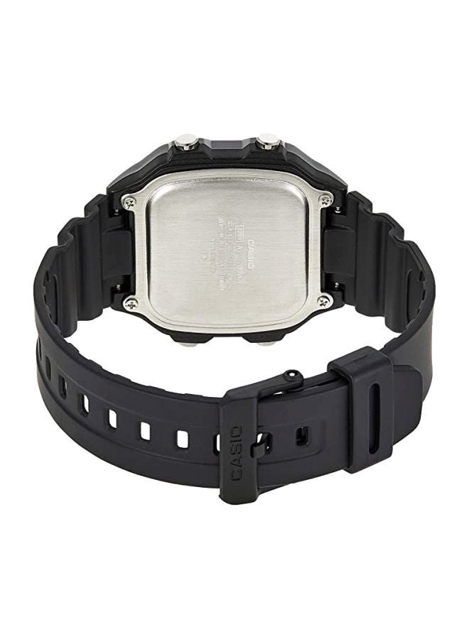 CASIO - Men's Water Resistant Digital Watch AE-1200WH-1B - 45 mm - Black - Image 1