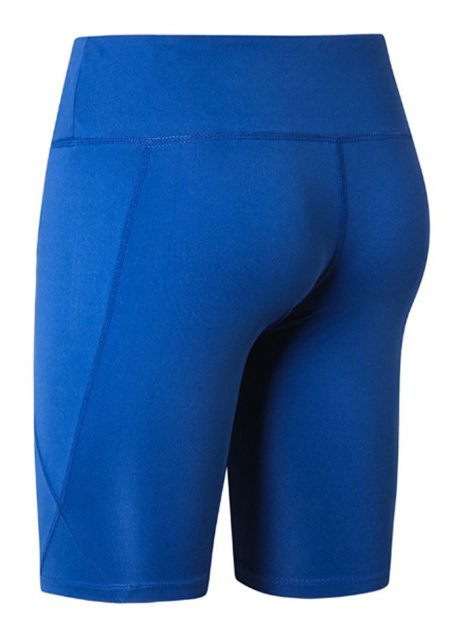 Generic - High Waist Workout Running Shorts Blue - Image 1