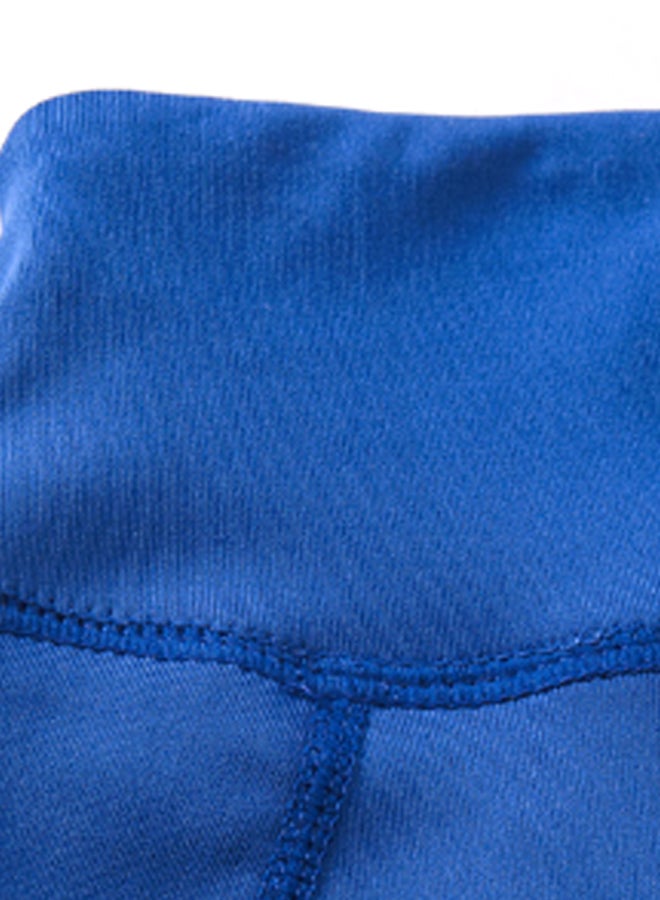 Generic - High Waist Workout Running Shorts Blue - Image 1