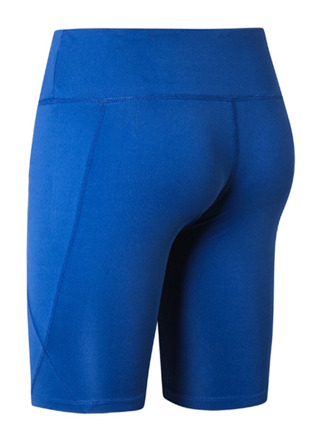 Generic - High Waist Workout Running Shorts Blue - Image 1