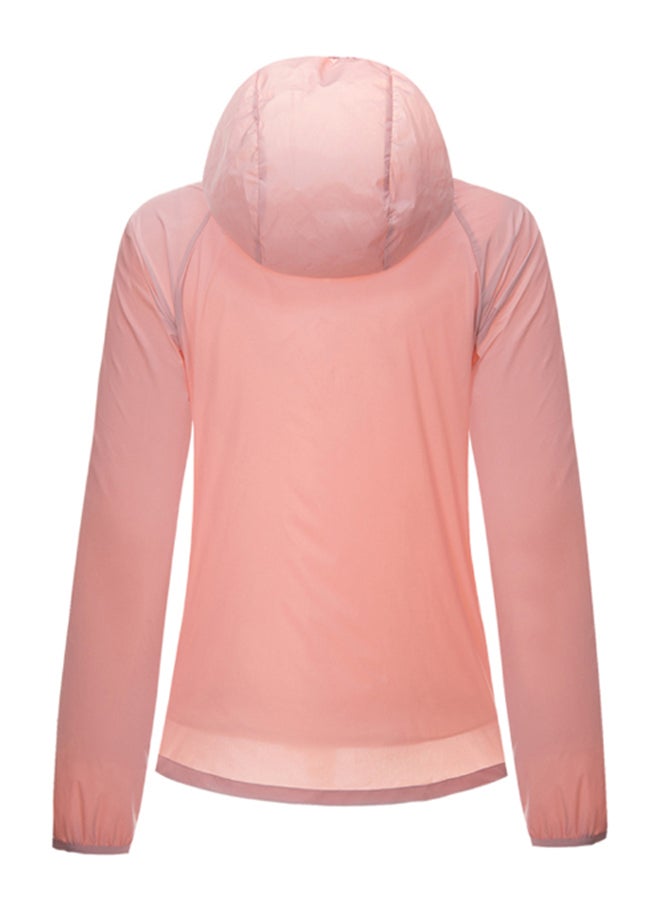 2 Pack UV Sunshine Quick Dry Couple Hooded Jackets وردي  - Image 2