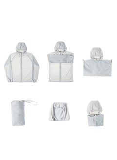 Generic 2 Pack UV Sunshine Quick Dry Couple Hooded Jackets White  - Image 4