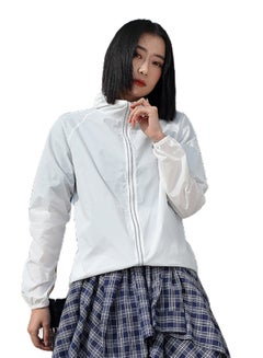 Generic 2 Pack UV Sunshine Quick Dry Couple Hooded Jackets White  - Image 5