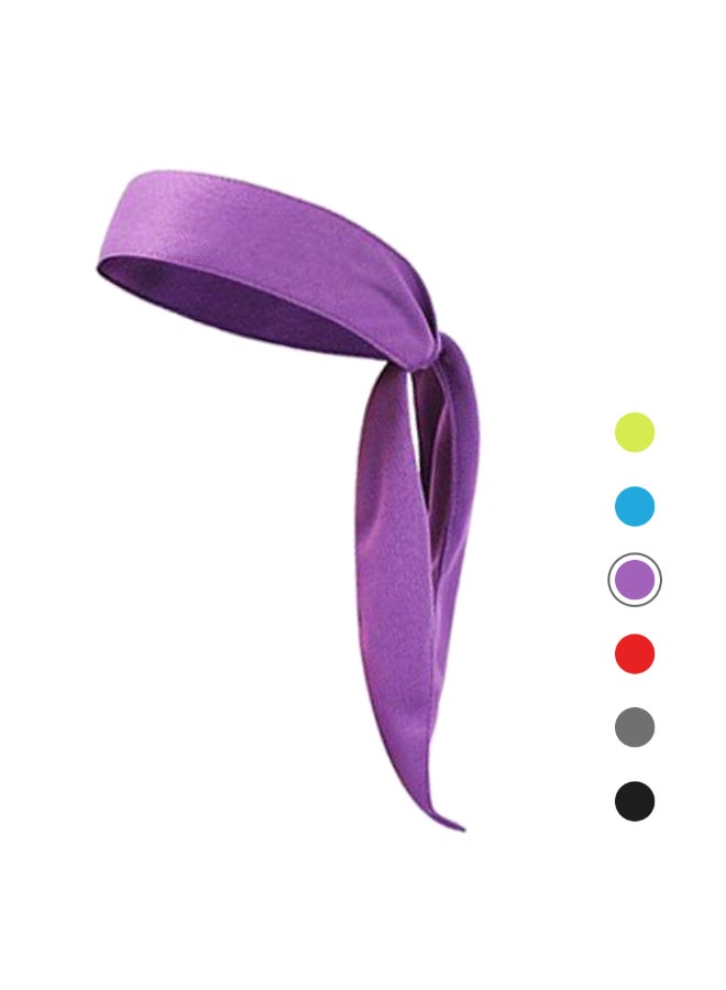 6-Piece Non-Slip Headband Set Purple - Image 3