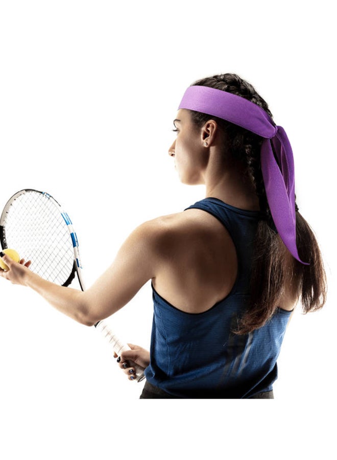 6-Piece Non-Slip Headband Set Purple - Image 2