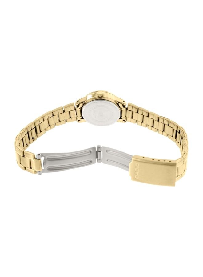 CASIO Women's Stainless Steel Analog Wrist Watch LTP-V004G-1BUDF - Image 4