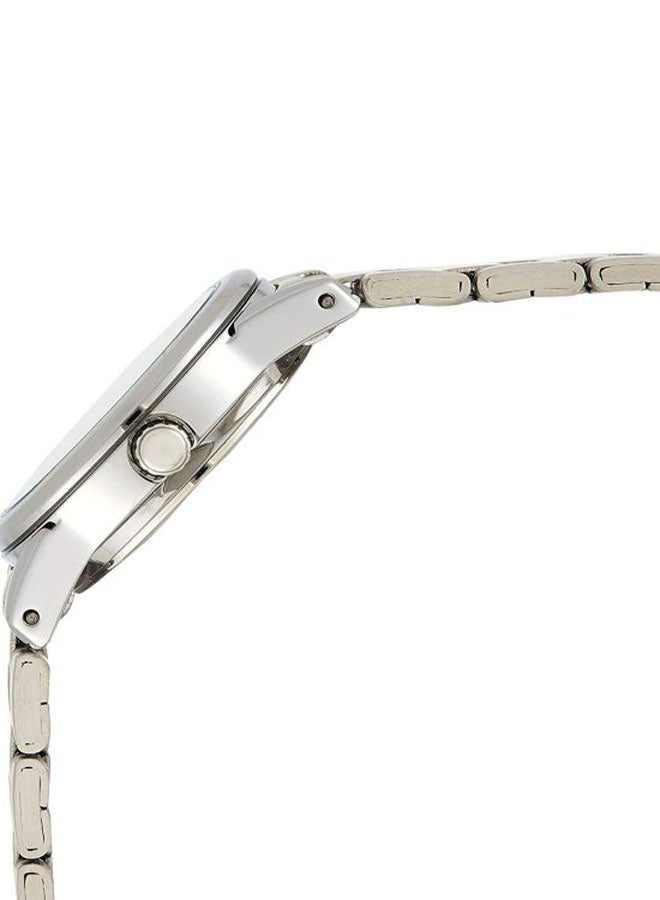 كاسيو ساعة يد رسمية بعقارب طراز LTP-V001D-7B - مقاس 25 مم - لون فضي للنساء - Image 3